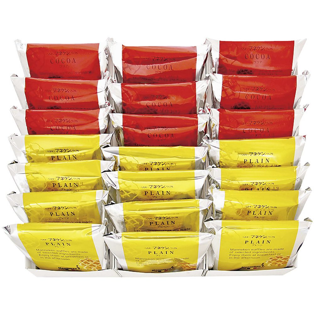 マネケン ワッフル詰合せ21個入り 702-2012p