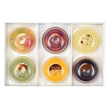 たかはたファーム フルーツゼリー・ダブルテイスト6個詰合せ 702-2049p