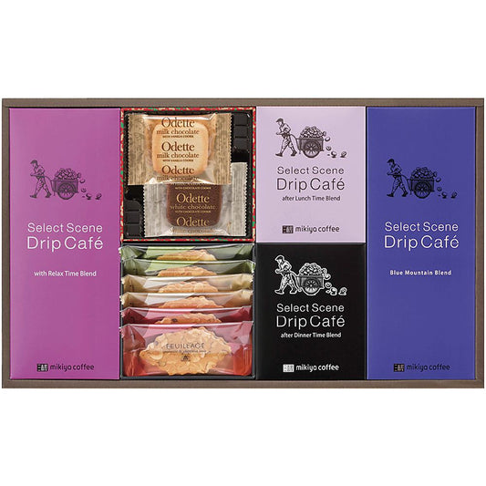 三喜屋珈琲 セレクトシーンドリップコーヒー＆モロゾフ焼菓子詰合せ 702-2129p