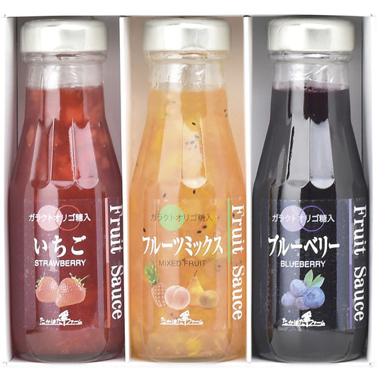 たかはたファーム フルーツソース3本詰合せ 702-2169p
