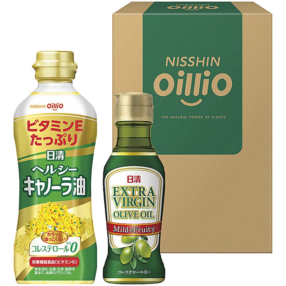 日清オイリオ ヘルシーオイル＆ＥＸＶオリーブオイルギフト 702-2177p