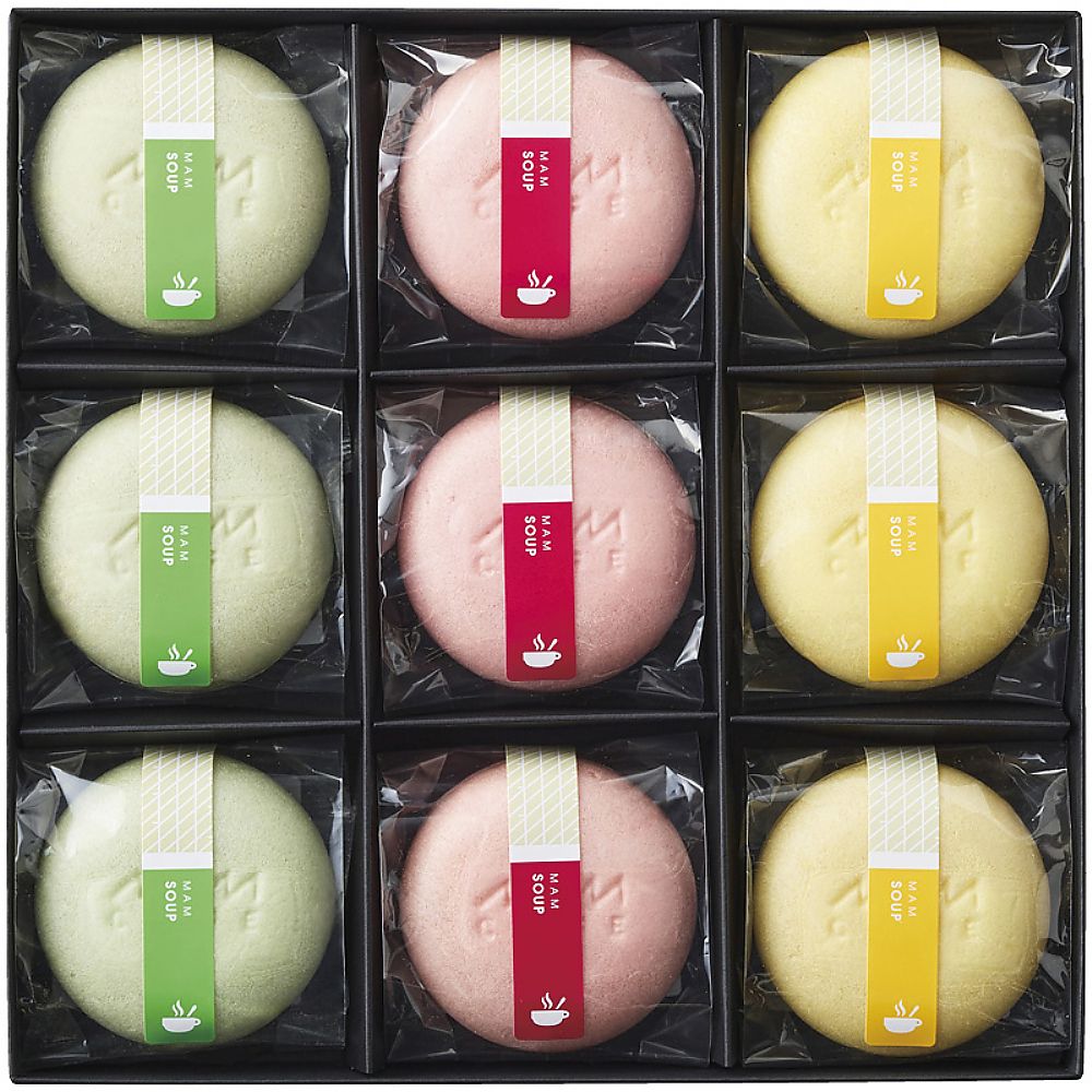 MAM CAFE 彩り最中スープ9個セット 702-2187p