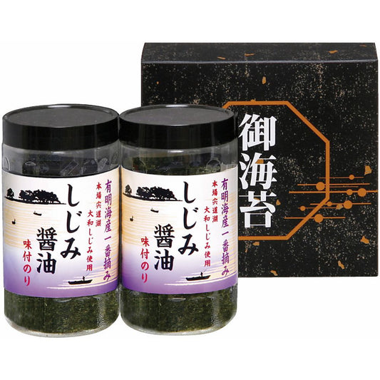 有明海産一番摘み しじみ 醤油味付のり 702-2263p