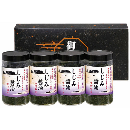 有明海産一番摘み しじみ 醤油味付のり 702-2264p