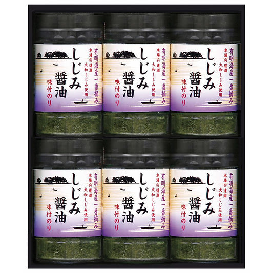 有明海産一番摘み しじみ 醤油味付のり 702-2265p