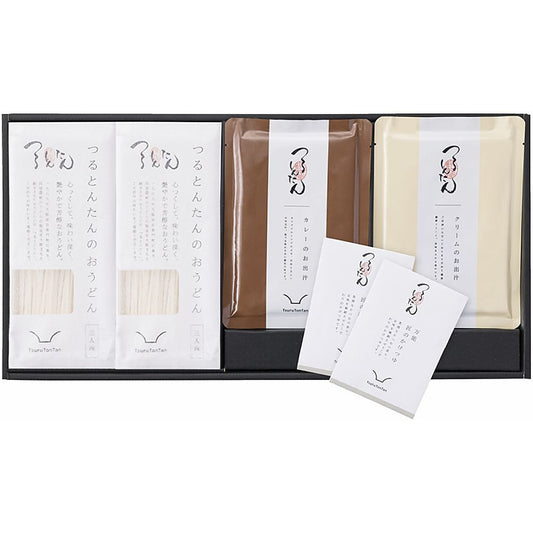 つるとんたん かけ・カレー・クリームのおうどん6人前 702-2282p