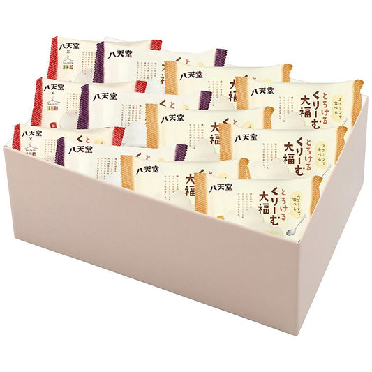 八天堂 とろけるくりーむ大福3種12個詰合せ 702-2331p 産地直送 お取り寄せグルメ