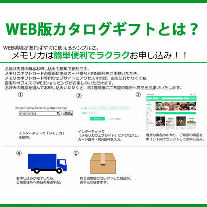 ポイント型ギフトカード MemoriCA メモリカ 2,500ポイント コース